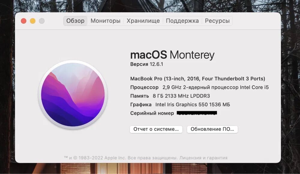 MacBook Pro 13 TB/touch bar/i5-2.9/8ram/256ssd