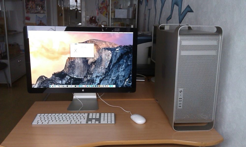 Mac Pro 2.1: 8 ядер Xeon(2x4x3GHz)/13Gb/SSD 256Gb+1Tb/RadeonHD5770 1Gb