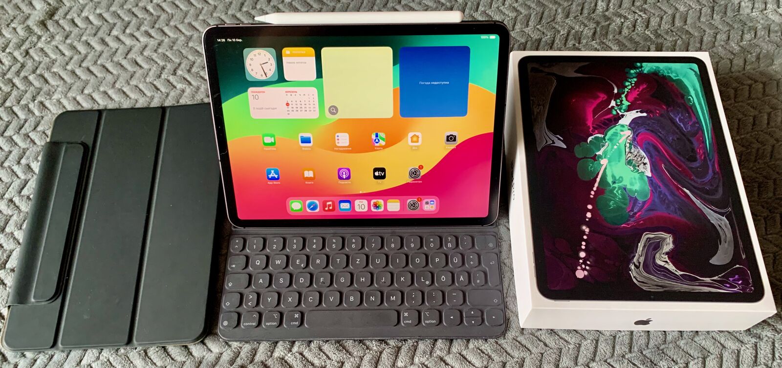 iPad Pro 11 256gb LTE 4G + Apple Pencil 2 + Apple Keyboard Folio
