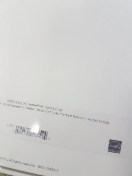 Apple HomePod Space Gray MQHW2/MQHV2 