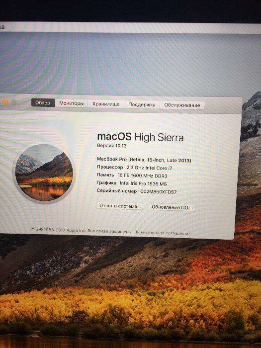  MacBook Pro Retina LATE 2013 15
