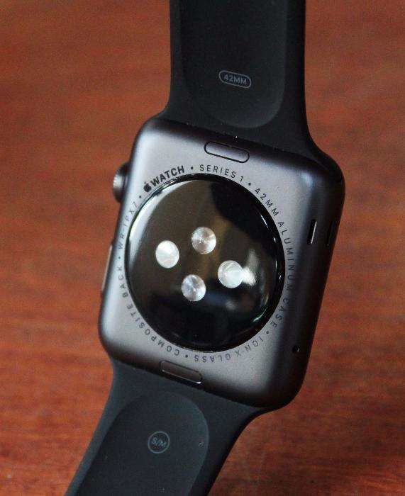 Apple Watch Series 1 Sport 42mm Space Grey Aluminium Case with Black
