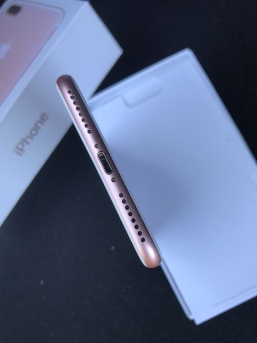 Идеальный iPhone 7 Plus + 128Gb, Neverlock, Rose gold, рабочий 