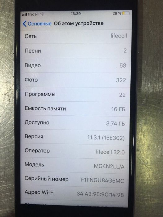 IPhone 6 ,16 gb 