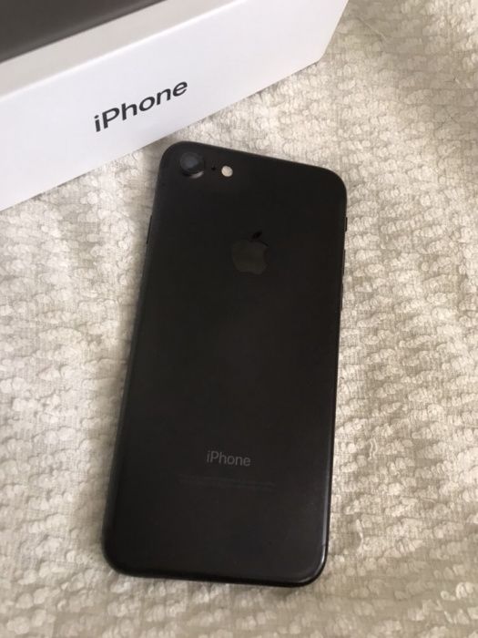 Супер iPhone 7 128Gb, Neverlock, Black matte, оригинал 