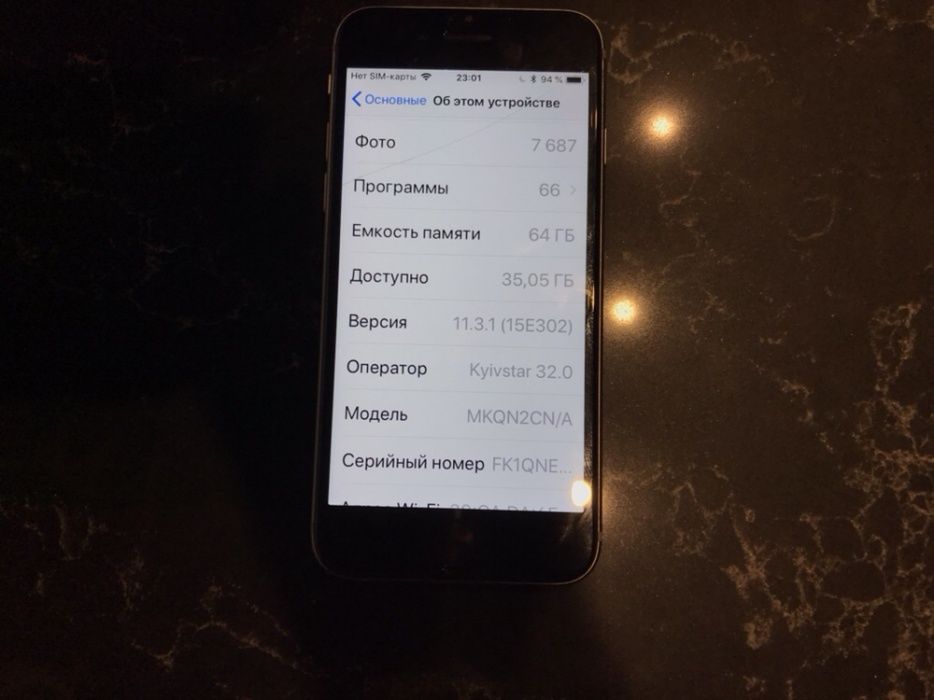 СРОЧНО iPhone 6s 64gb neverlock Space gray 