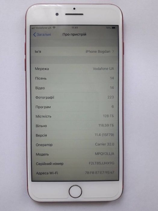 IPhone 7 Plus Red 128 Never Lock 
