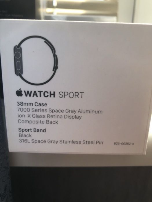 Apple Watch series 1 (запчасти) + коробка + зарядное + ремешки. 