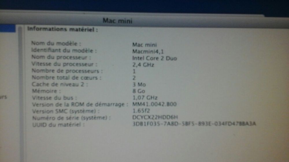 Apple mac mini A1347 2010 року 