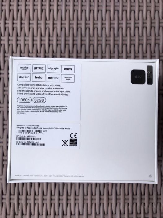 Apple TV 4th Generation 32GB (MR912LL/A) 