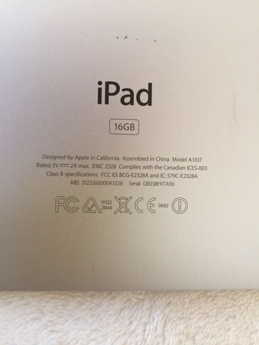 Apple iPad 16 a1337 WiFi + 3g не включается 