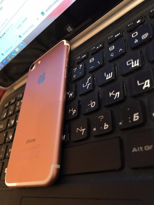 Apple Iphone Айфон 7 128 Gb Rose Gold Оригинал Neverlock 450$