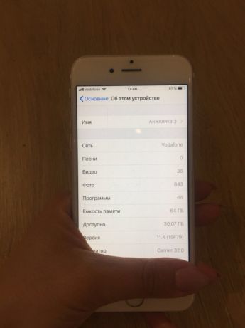 Iphone 6s 64 gb gold neverlocked 