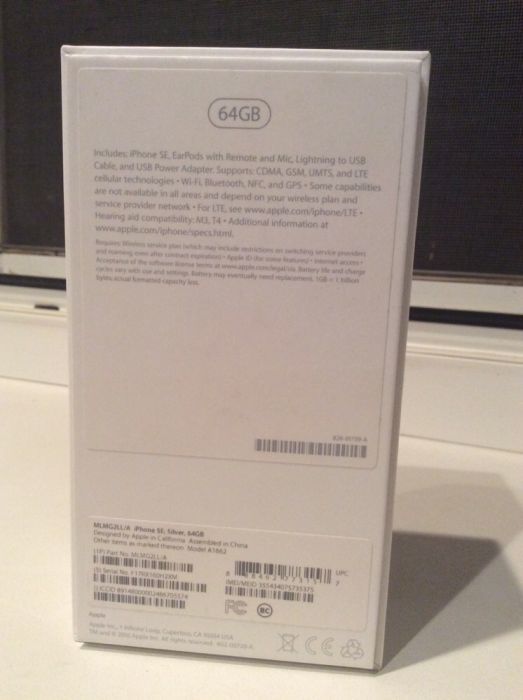 iPhone SE Neverlock / 64mb / Silver