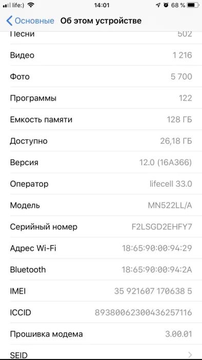 IPhone 7 Plus 128 гб