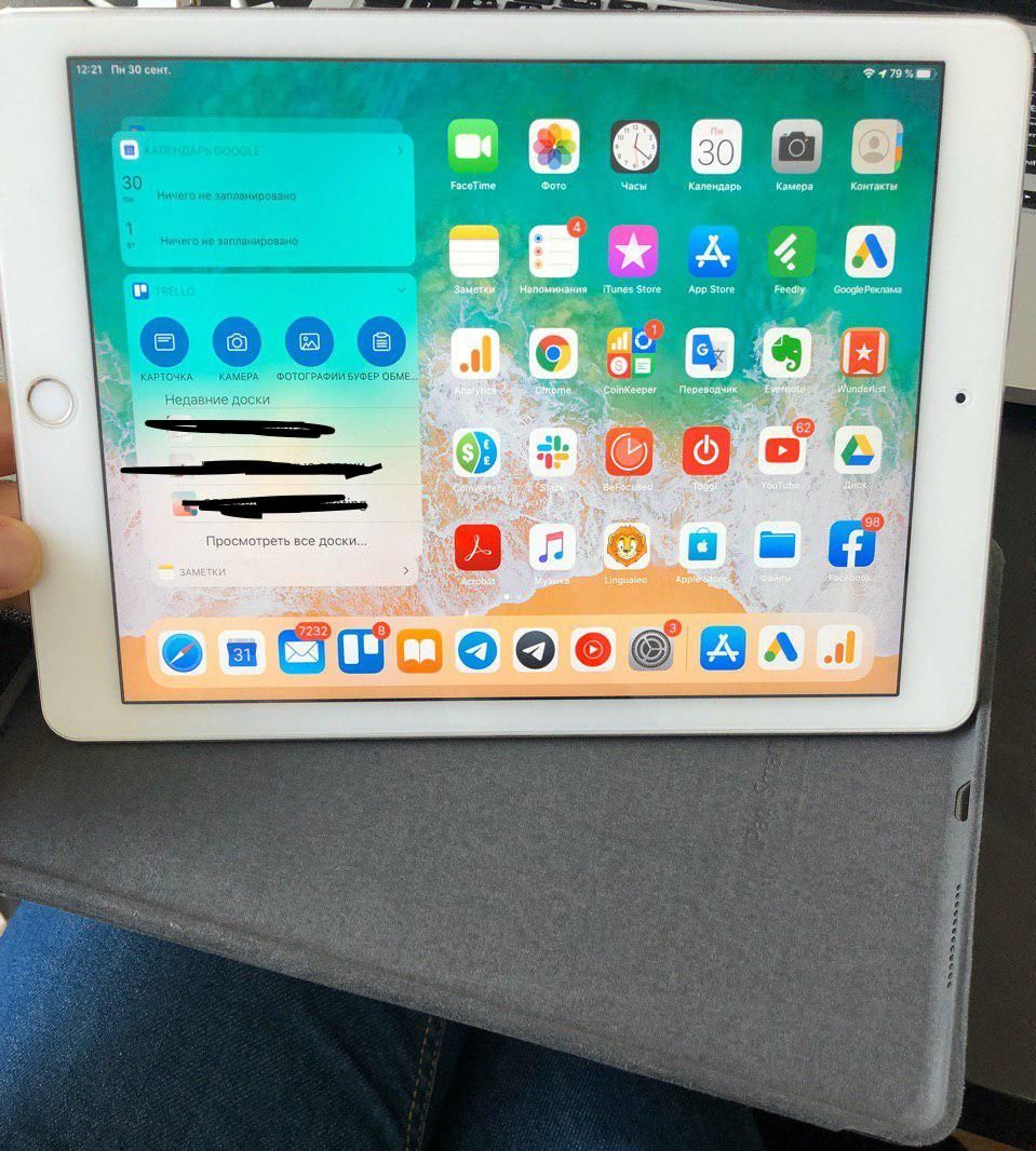 Apple iPad Pro 9.7 2016 128 Gb Silver Wi-Fi only в отличном состоянии