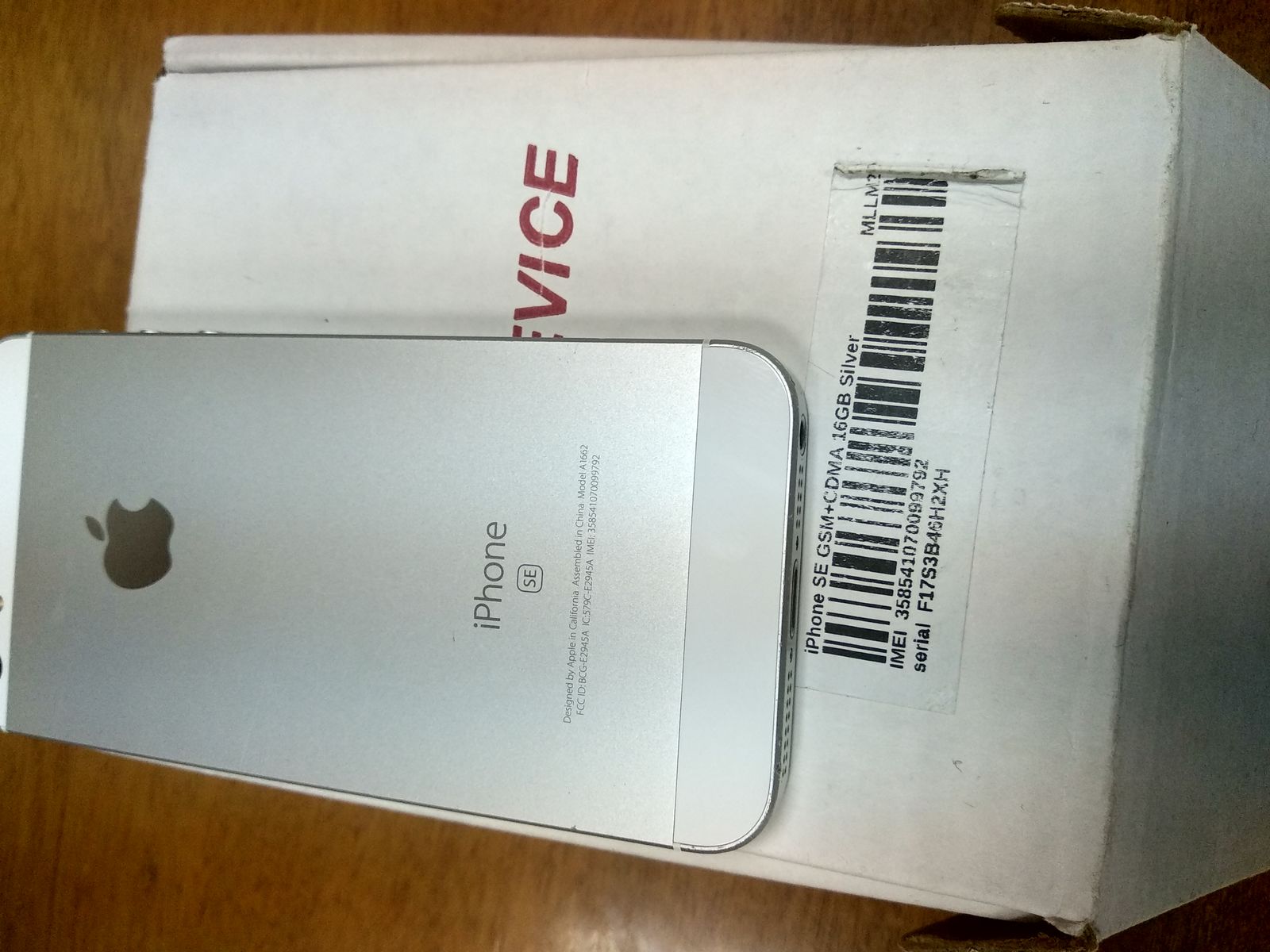Iphone SE 16GB Silver