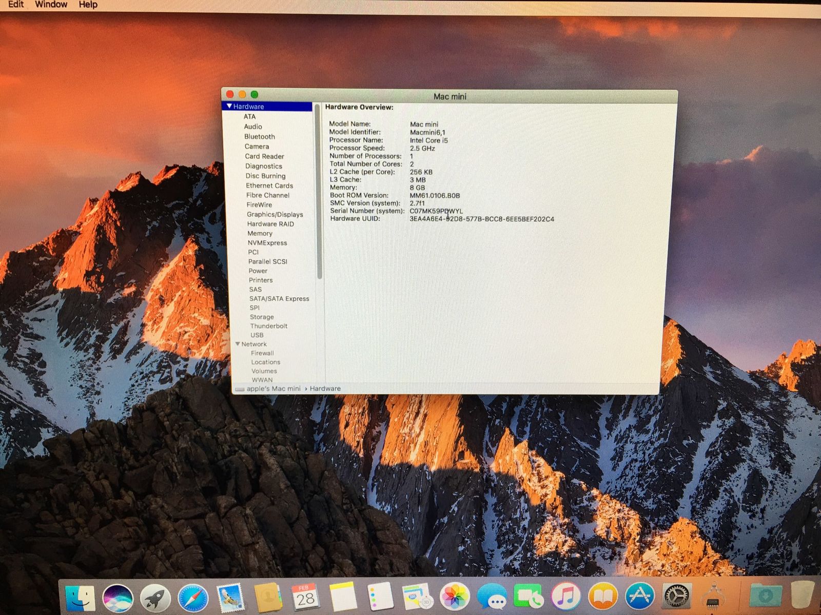 Mac Mini A1347 SSD 256!