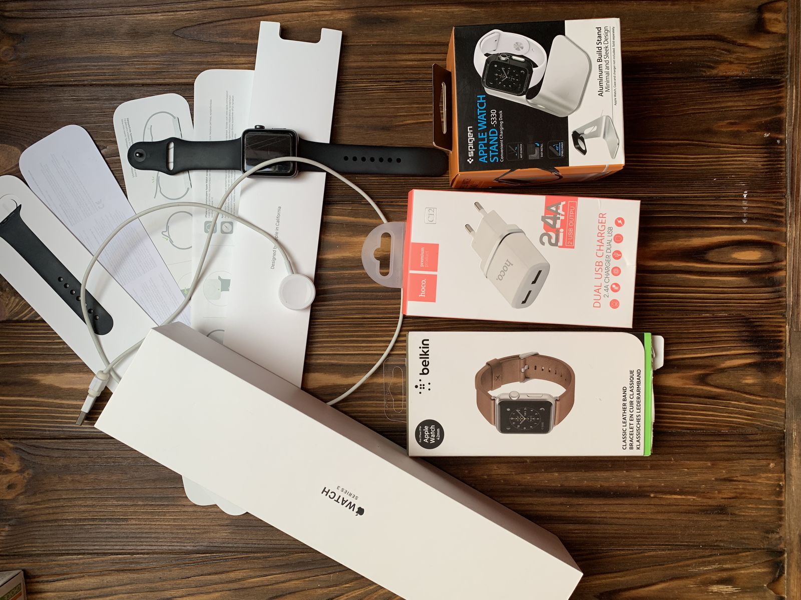 Apple Watch 3 42mm/ Чек / Комплект / Подарки