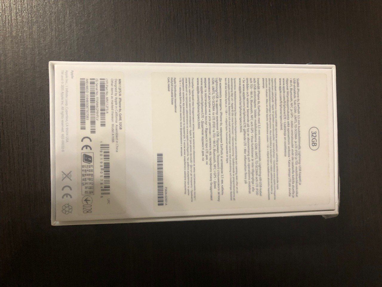 Apple iPhone 6s 32bg gold