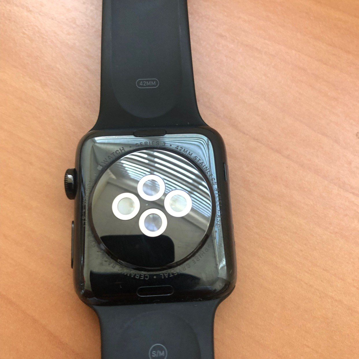 Apple Watch Series 3 GPS + Cellular 42mm Space Black Stainless Steel 