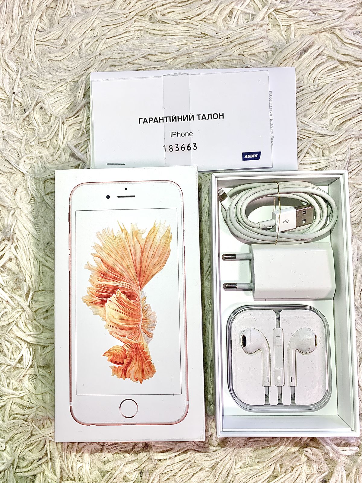 iPhone 6s 32Gb Rose Gold Neverlock. Украина