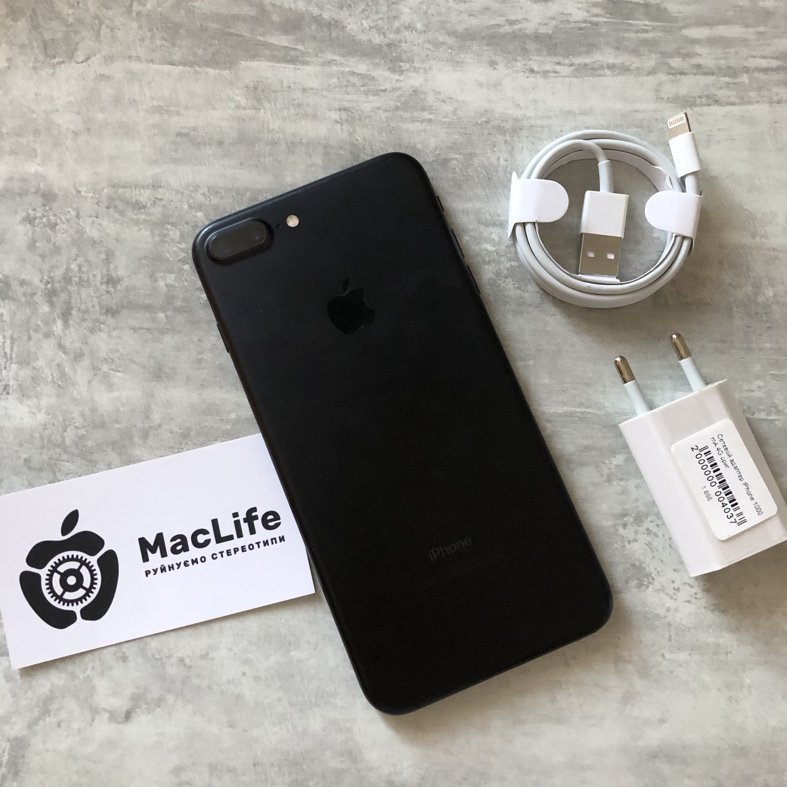 iPhone 7Plus 32Gb Black Matte Neverlock 9/10