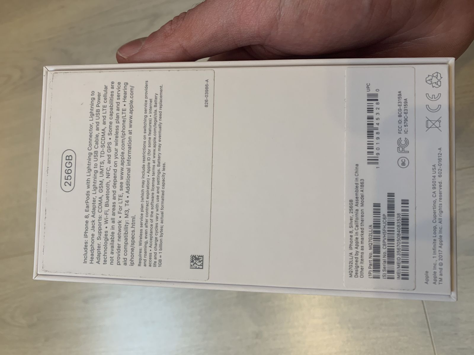 Apple iPhone 8 256Gb white