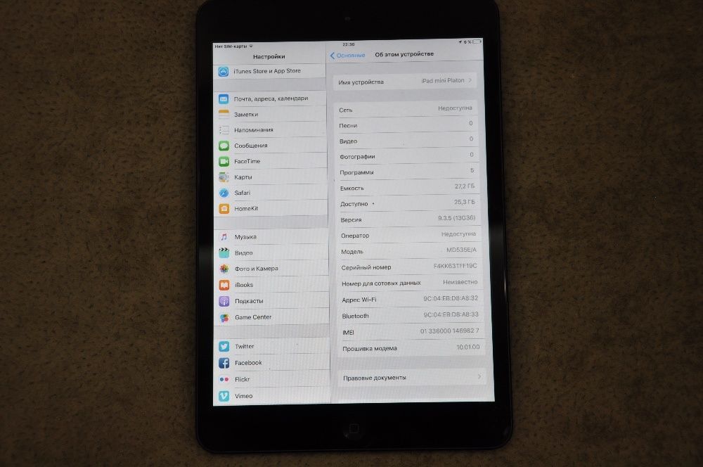 iPad mini 32 GB (Wi-Fi + Cellular)