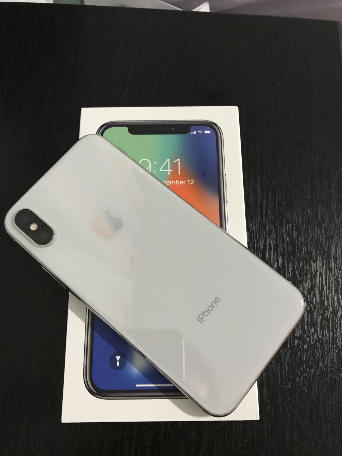 iPhone X 64 gb silver