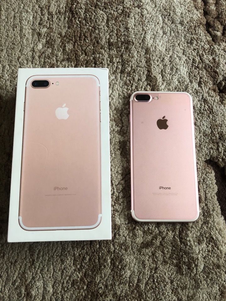 iPhone 7 PLUS 128GB Rose Neverlock Ідеальний стан!