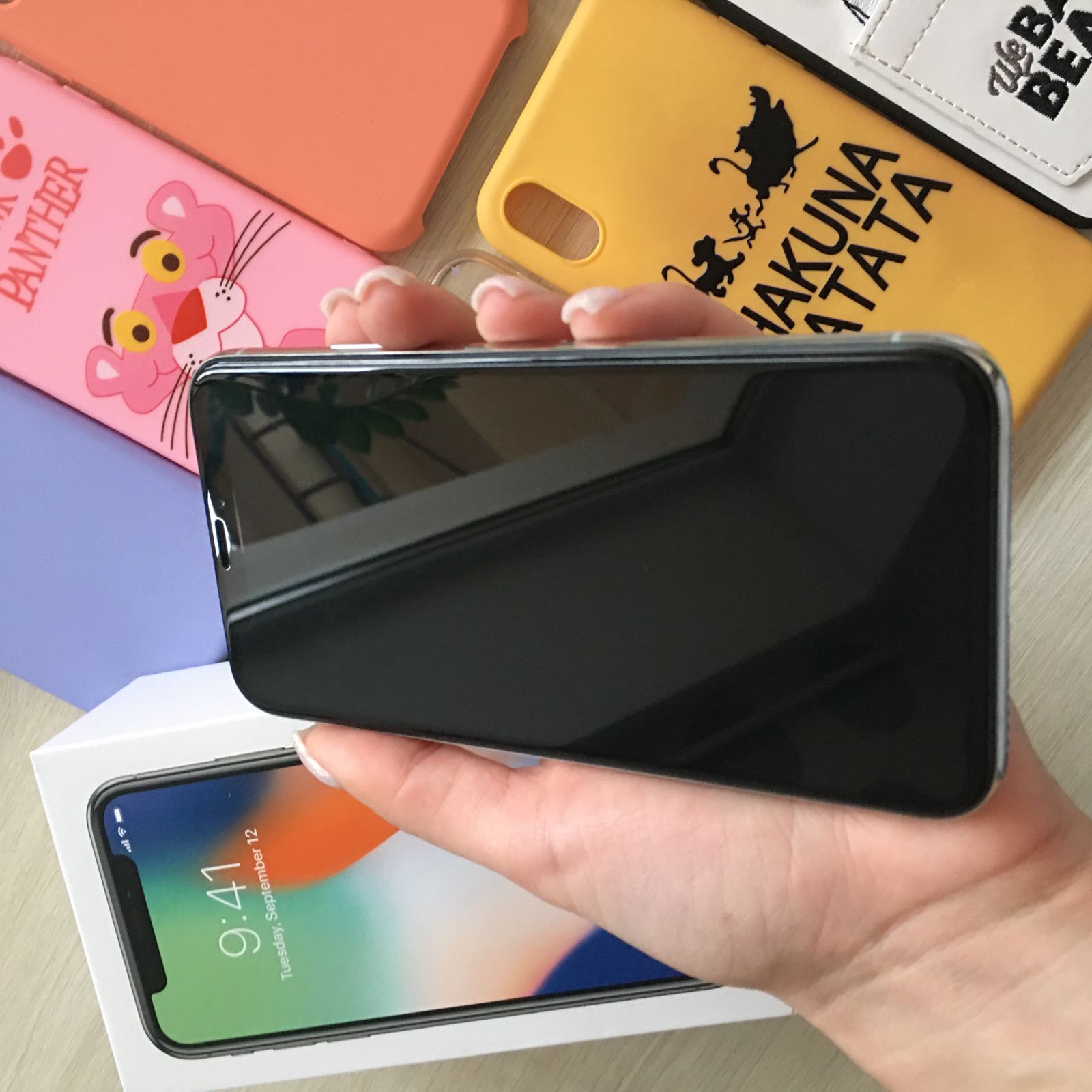 iPhone X silver 
