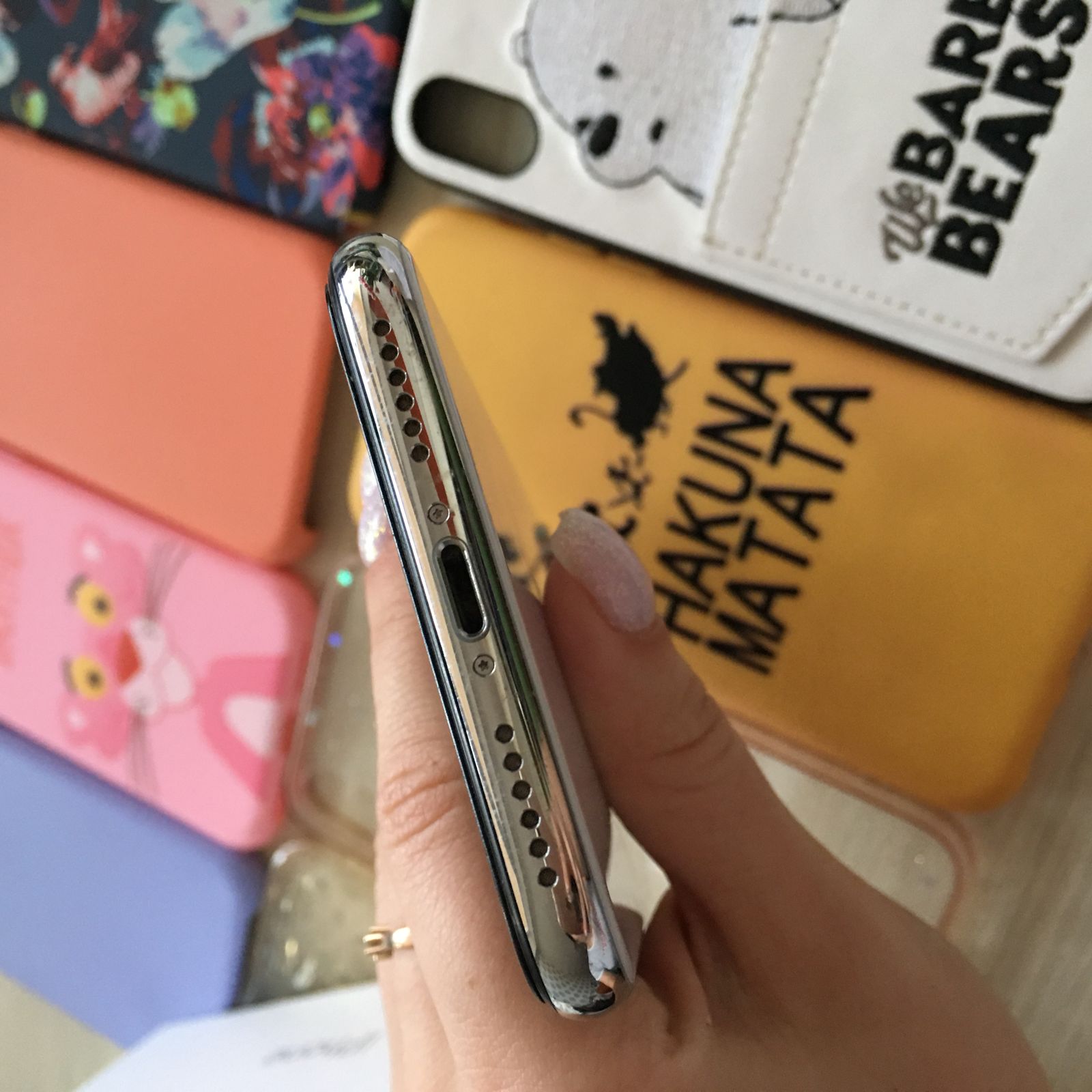 iPhone X silver 