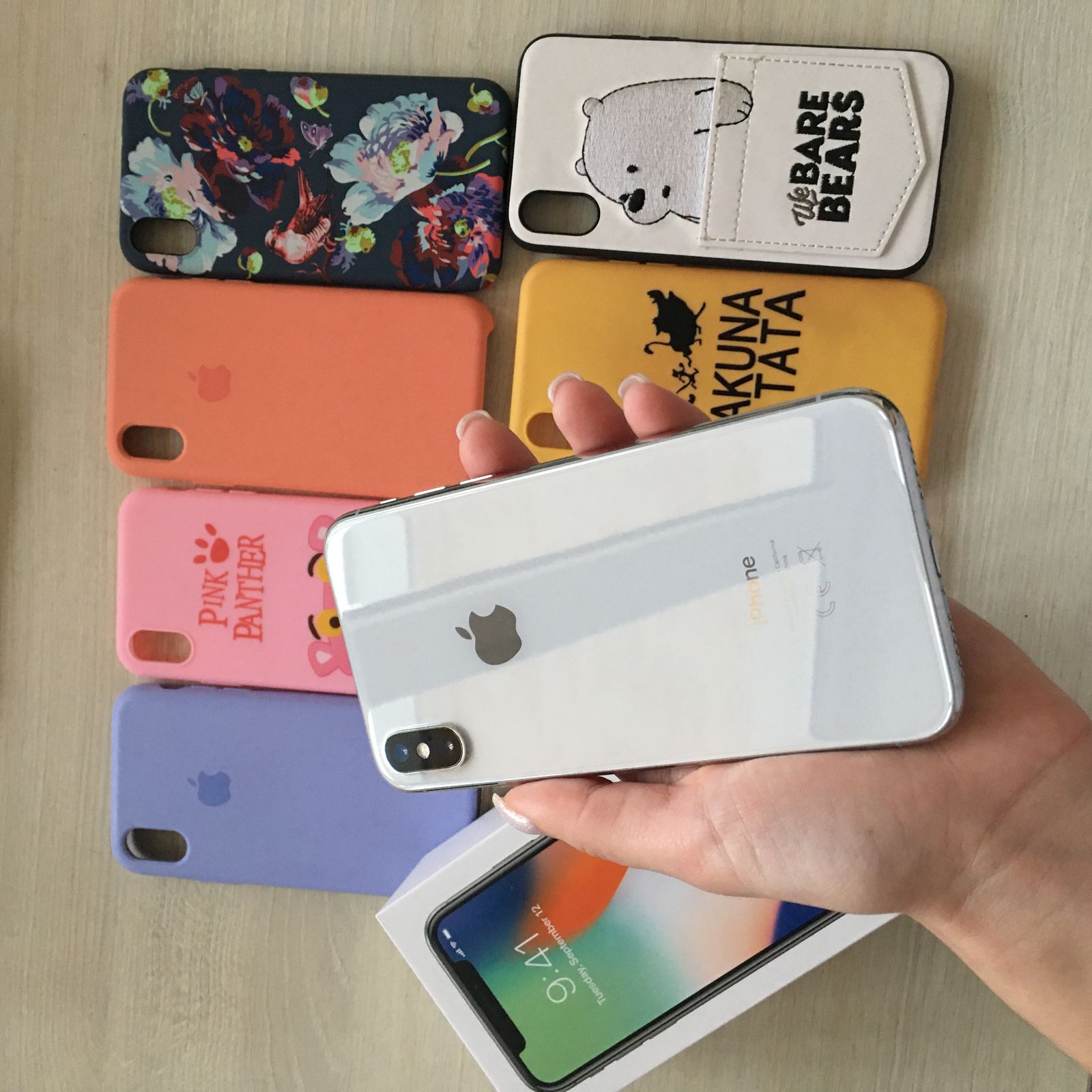 iPhone X silver 