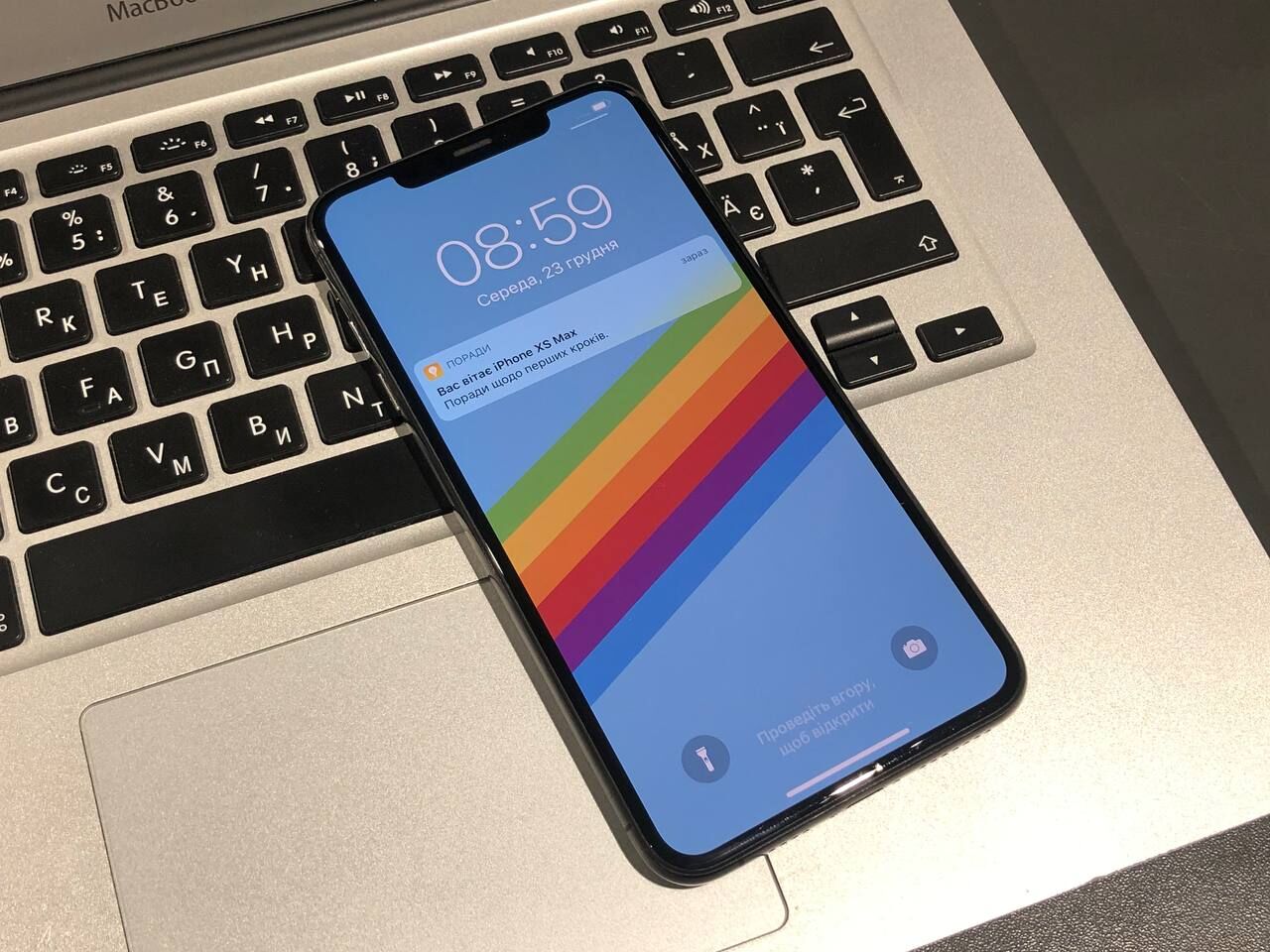 іPhone Xs Max 64Gb Space Gray 95% Акумулятор / Neverlock / Гарантія !